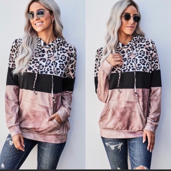 NEW LEOPARD PRINT SWEATSHIRT, CHIC & Quality - Picture 2 of 4